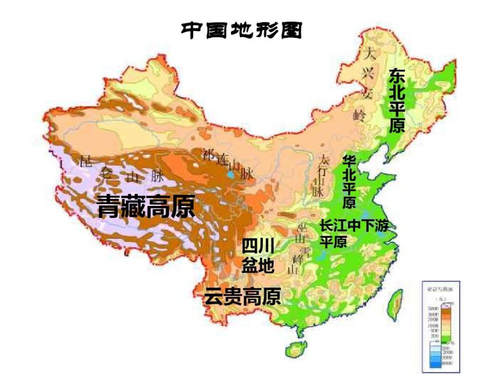 古地中海隆起后形成的高原,横跨了8个国家,占中国陆地面积的1/4
