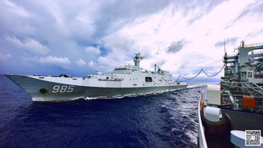强军映像火力全开南部战区海军多艘舰艇在南海海域展开演练