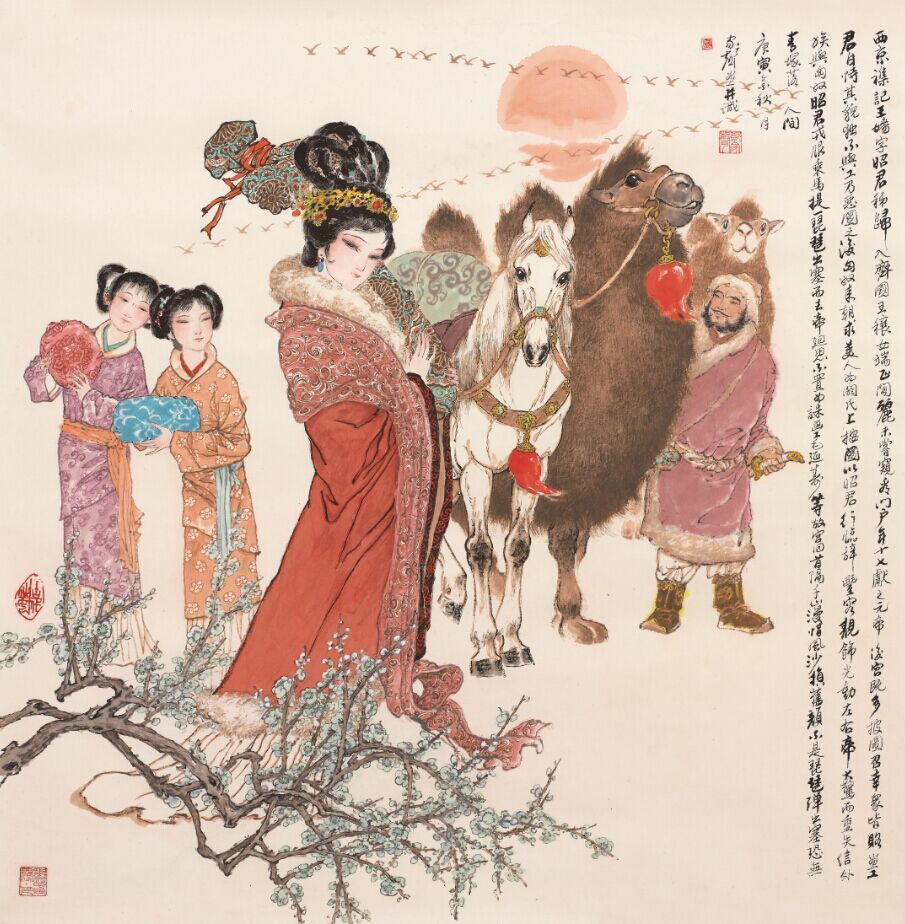 旅游摄影009四大美人系列2王昭君落雁