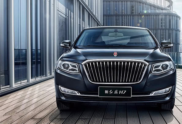 红旗h7高调亮相成都车展在高端市场重塑品牌瞄准官车市场