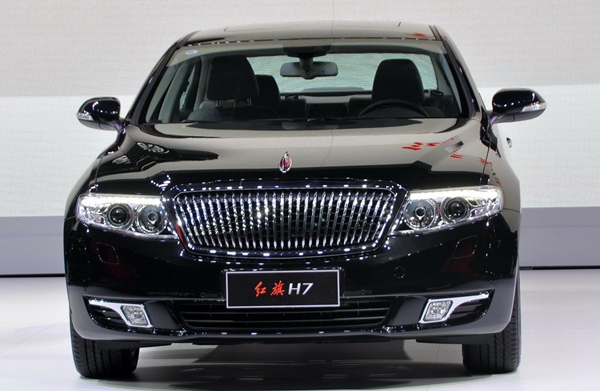 红旗h7高调亮相成都车展在高端市场重塑品牌瞄准官车市场