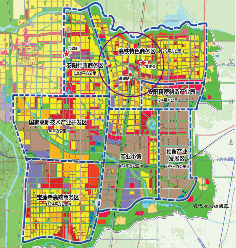 安阳光明路规划图图片