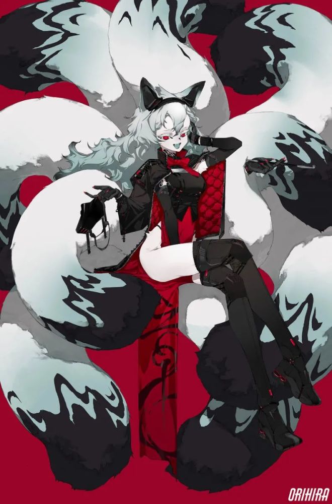 插画欣赏这风格太抓人克苏鲁系二次元下的为所欲为