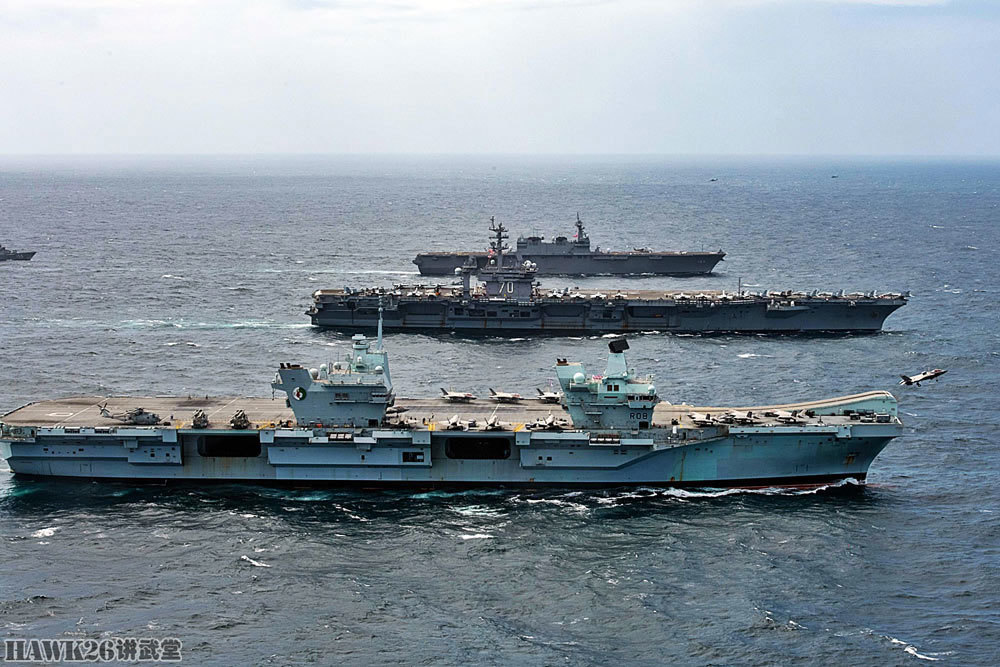 直击 海上伙伴关系 联合演习三艘航母同框合影f 35c抢尽风头 全网搜