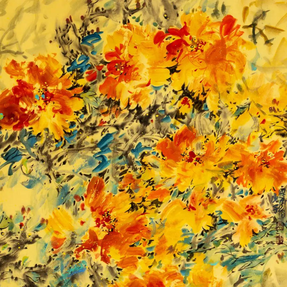 张双凤的"中年变法":印象牡丹_腾讯新闻