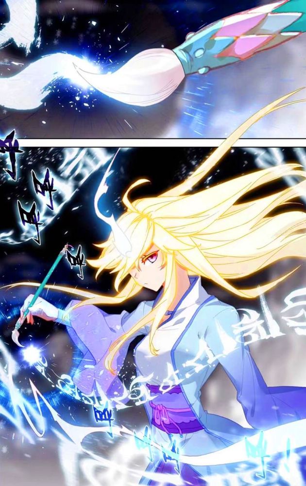 元尊漫画金发夭夭好美为了周元欲杀圣元源术爆发破开阴阳界