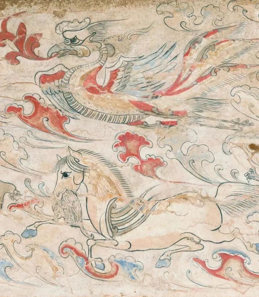 九原岗壁画 升天图——驳