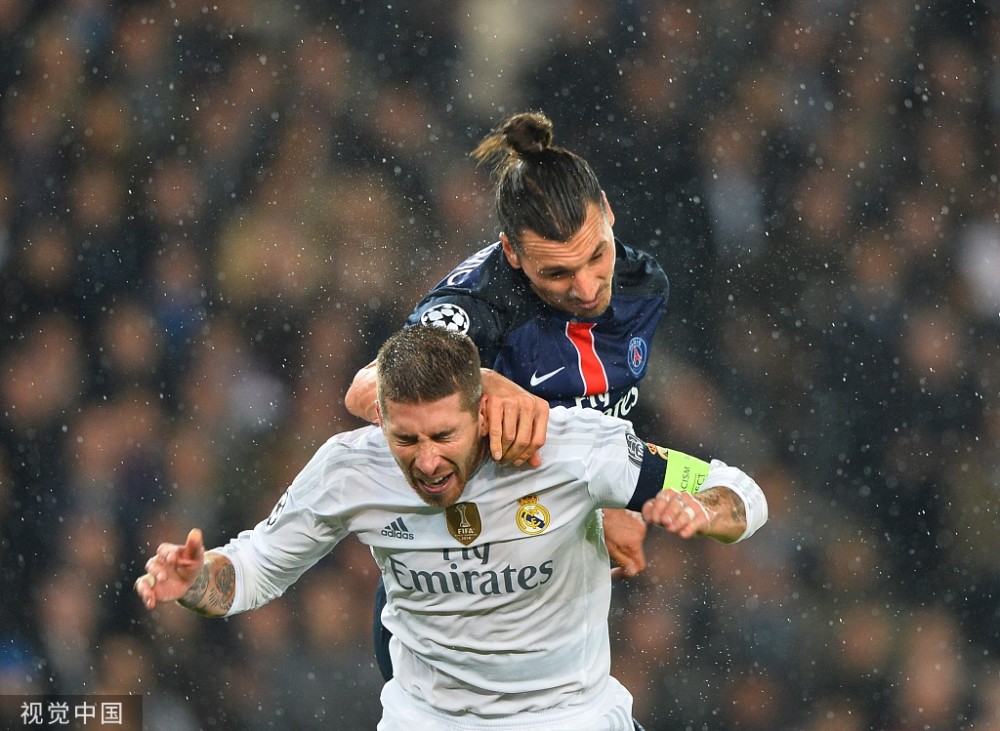 德转评欧冠历史红牌最多阵容拉莫斯伊布领衔11人吃34张红牌