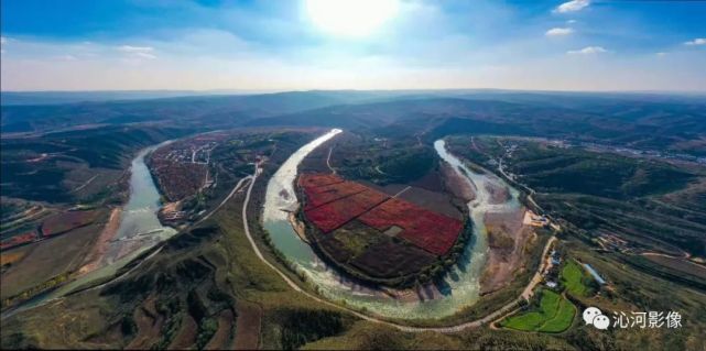 秋染沁水第一湾美醉了