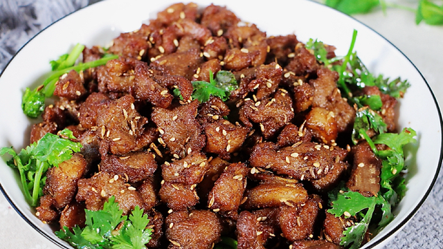 今天一分钟教会你做孜然牛肉粒做法简单麻辣鲜香非常美味