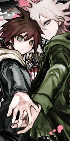 《弹丸论破》狛枝凪斗x苗木诚,动漫全面屏壁纸分享