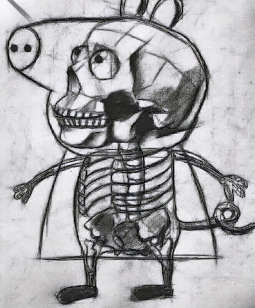 美术生画到一半懒得画了,画风逐渐变"沙雕",老师看后啼笑皆非