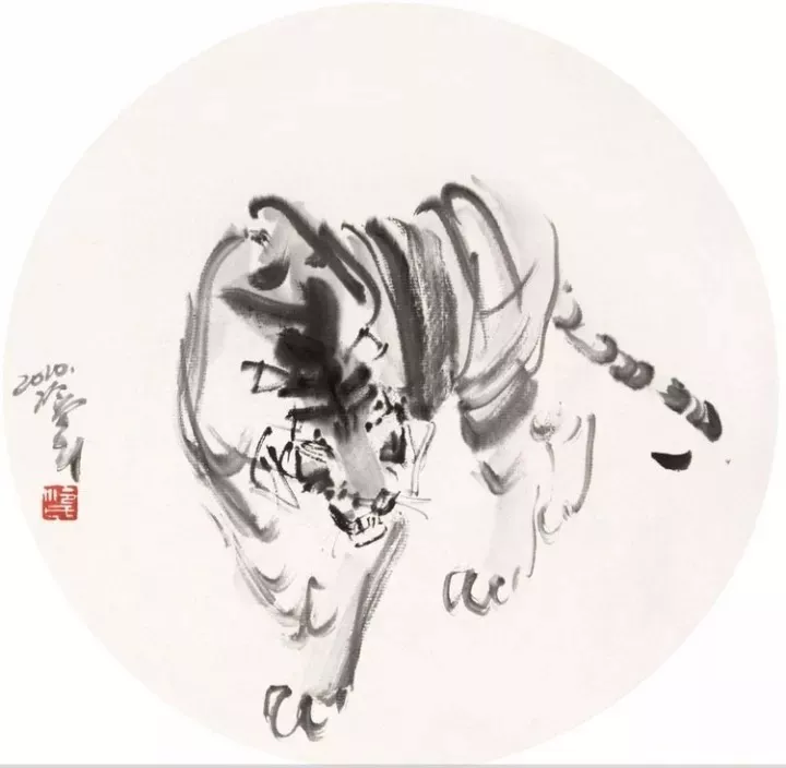 鉴赏|冷军罕见国画作品欣赏_腾讯新闻