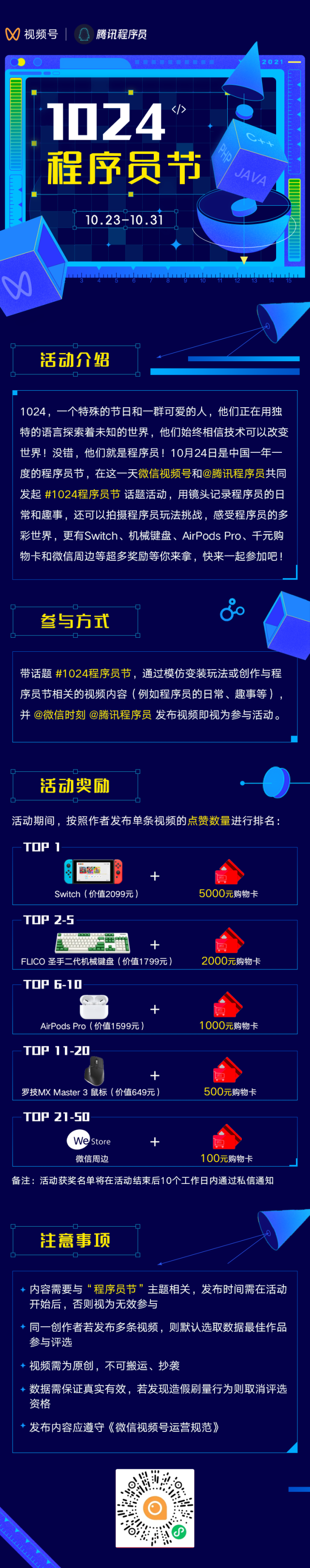 1024，送最Geek的程序员礼物！_腾讯新闻