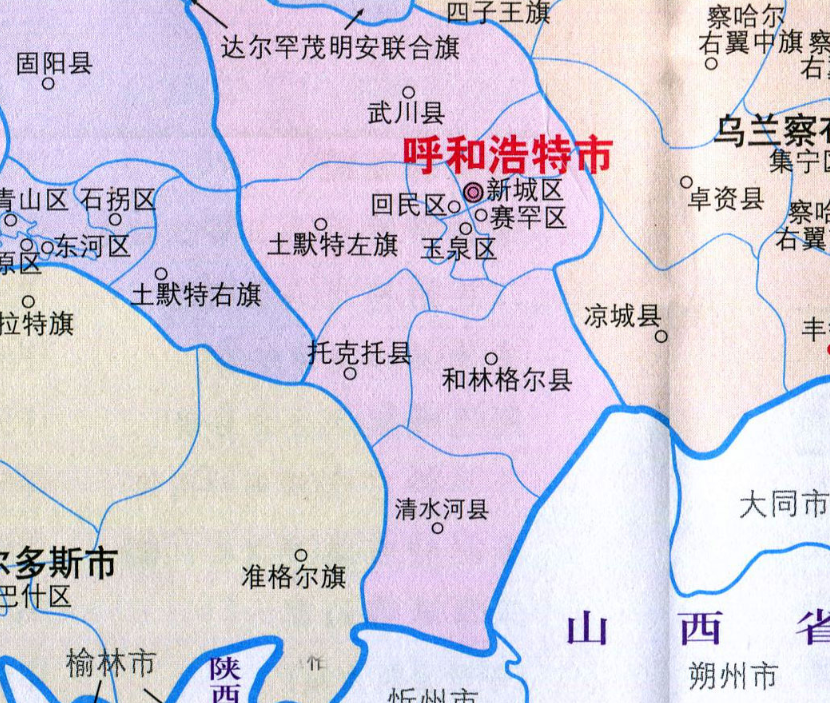 呼和浩特人口分布玉泉区5246万人和林格尔县1625万人