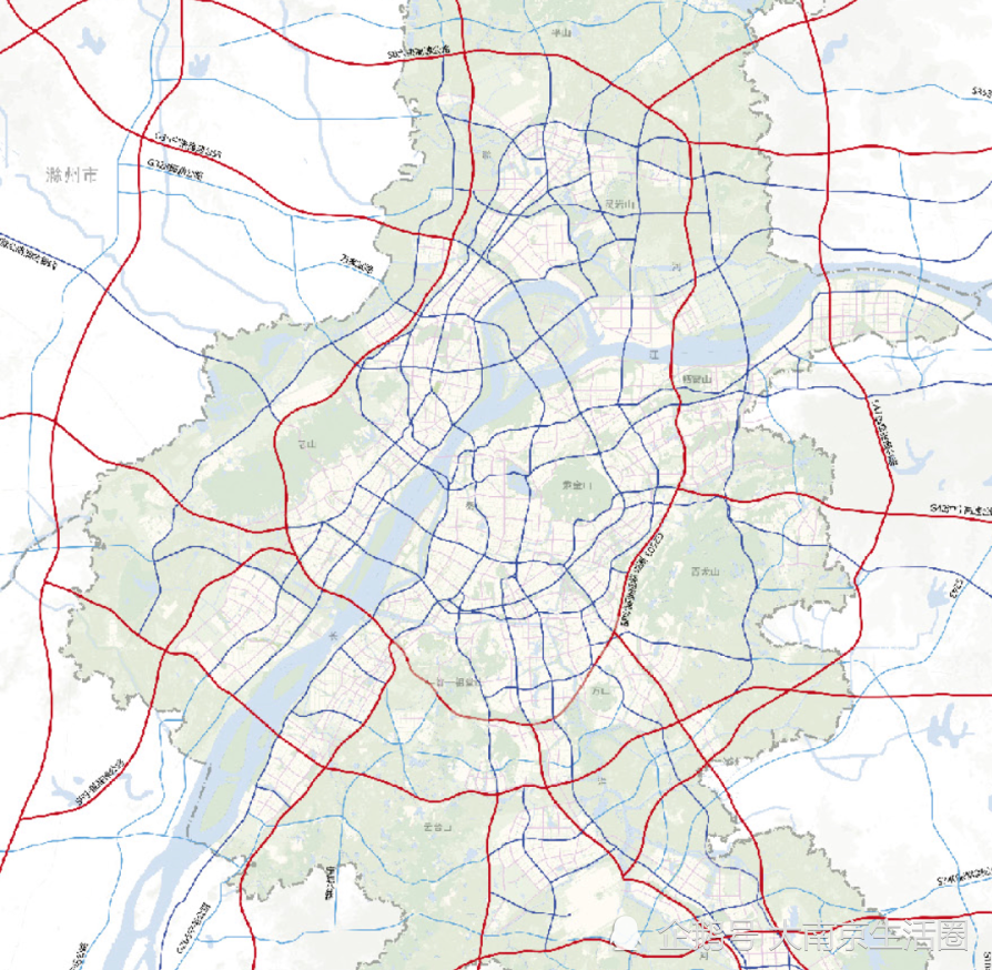 南京绕城公路地图图片