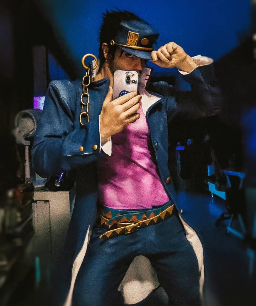 jojo这位coser的承太郎有棱有角神韵到位