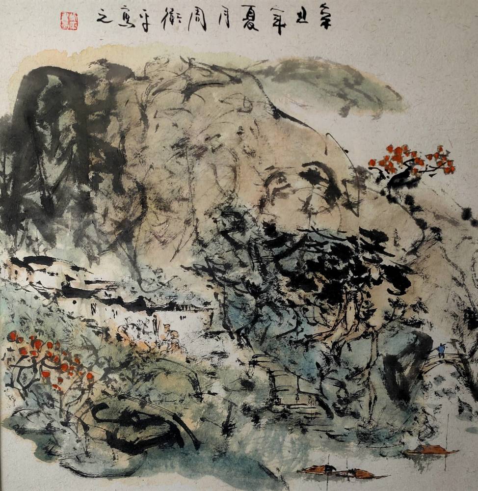 画家周卫平国画油画作品欣赏