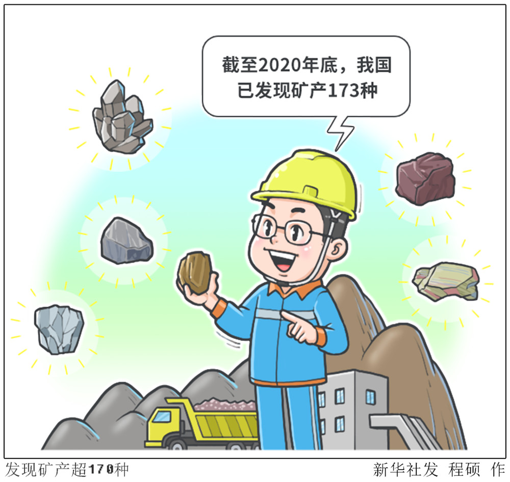 矿产资源卡通图片