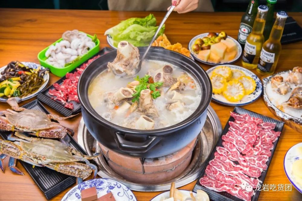 65折龙岩老字号筒骨火锅来给你暖胃了吸髓吃肉瞬间俘获吃货的胃