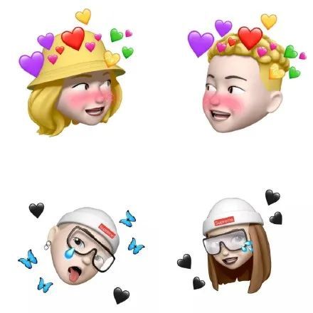 苹果ios15更新拟我表情memoji玩法升级捏脸发色渐变换装快来试试吧