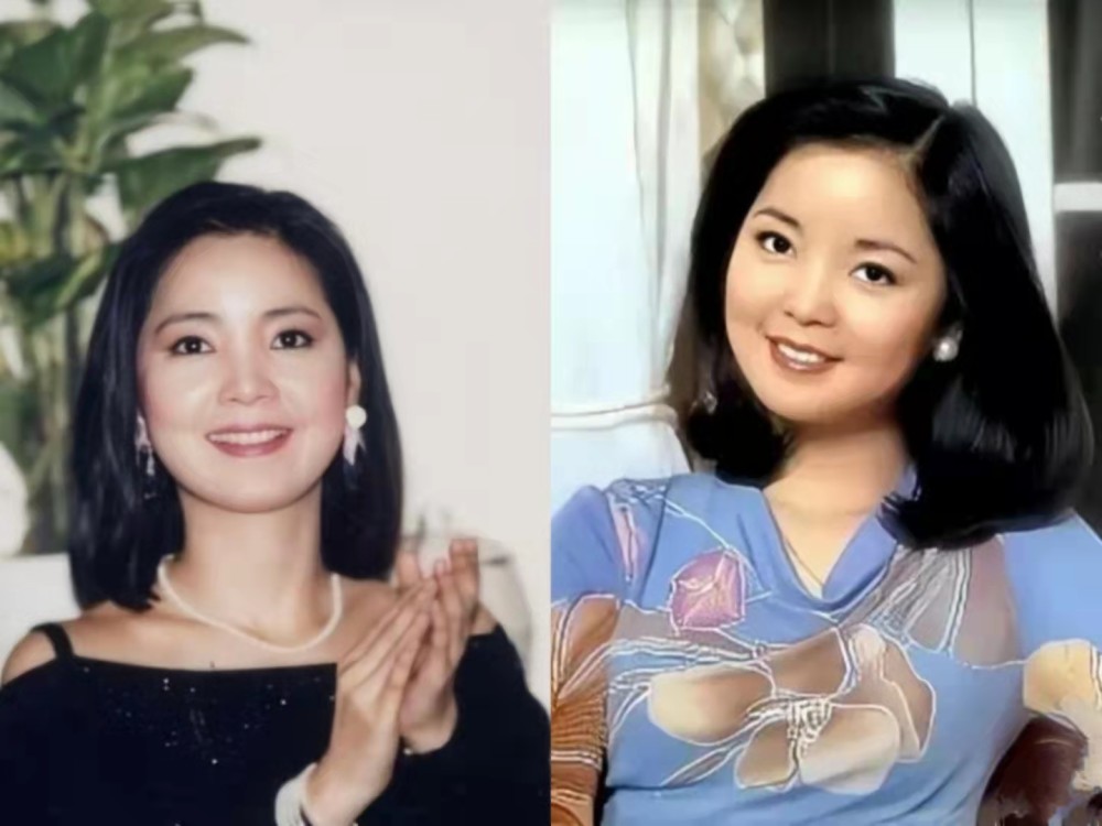 大脸圆脸别再披发了特显胖学邓丽君的4款发型经典俏皮显脸小