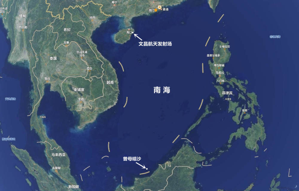 曾母暗沙在文昌以南1750公里,能改造成新的火箭发射基地吗?_腾讯新闻