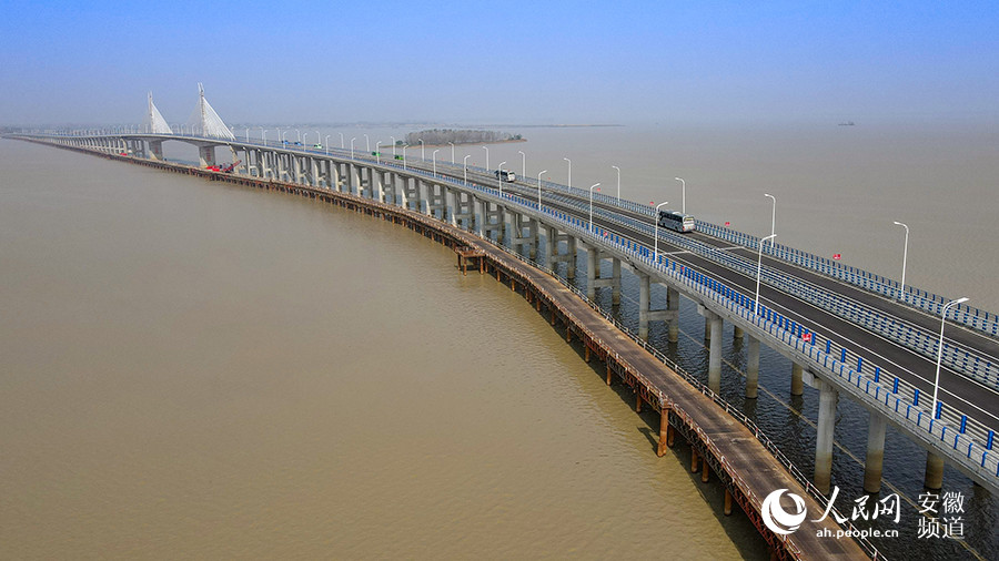 安徽寿县瓦埠湖大桥正式通车古城再添致富桥