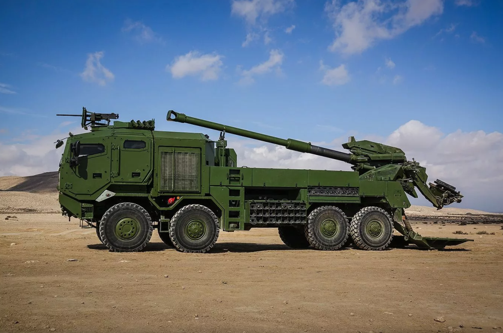 瑞典弓箭手车载炮具备全自动化操控性能可搭载众多武器弹药