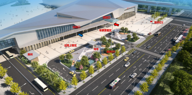 烟台汽车西站东广场提升改造工程开工建设