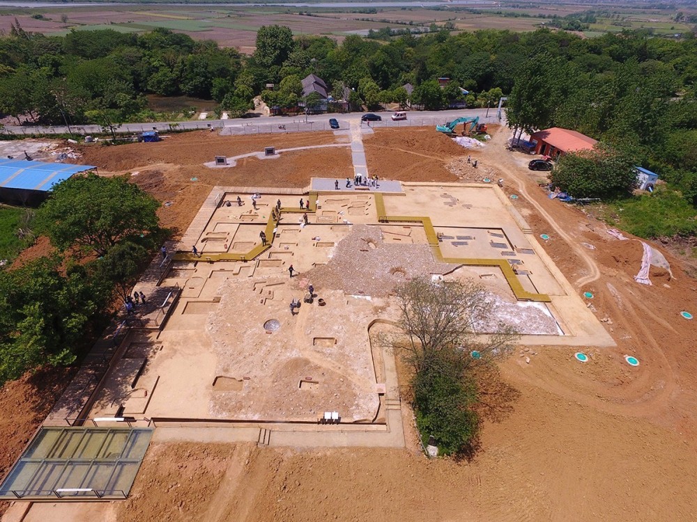 安徽含山凌家滩遗址浙江余杭良渚遗址浙江余姚河姆渡遗址浙江浦江上山