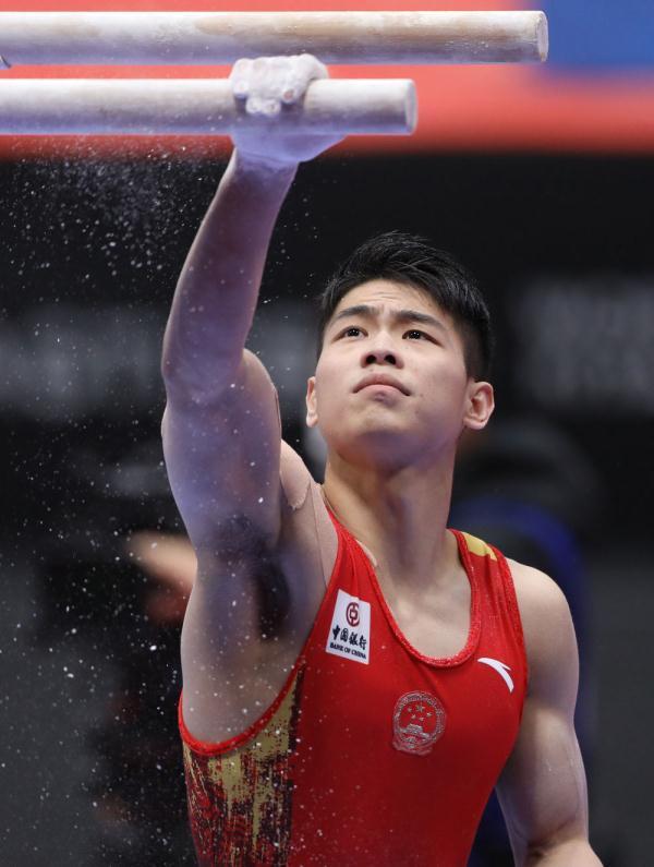 体操世锦赛:胡旭威男子双杠夺冠