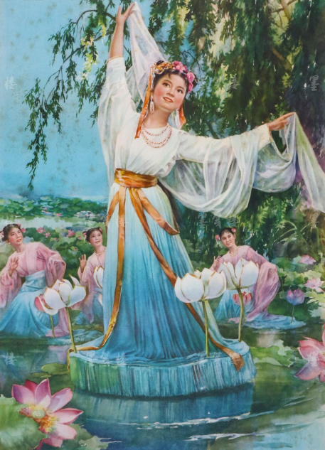 玉立 美轮美奂丨西青区曹庄民美通艺术团倾情演绎经典作品《荷花舞》