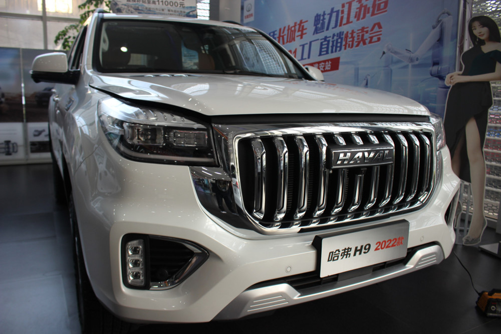 2022款哈弗h9到店8at配越野巡航坦克转弯国产小陆巡能火