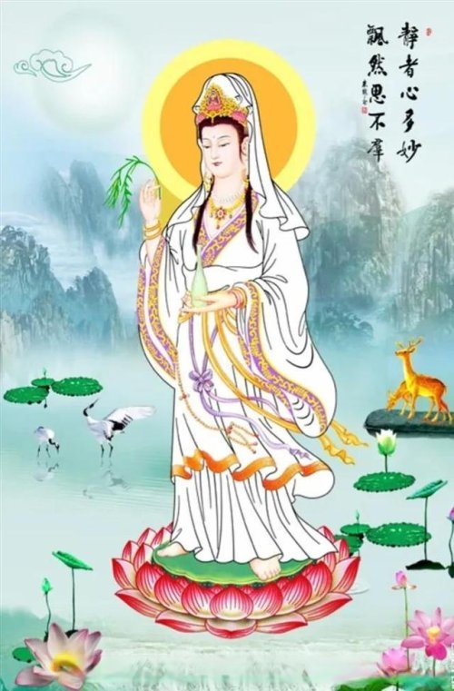 今天是农历九月十九观音菩萨出家日祈愿风调雨顺国泰民安