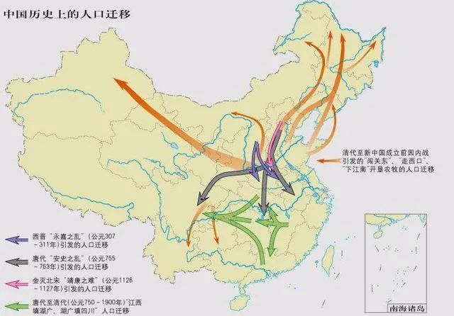 中国人口迁徙_60年,中国人迁徙史_网易新闻(2)