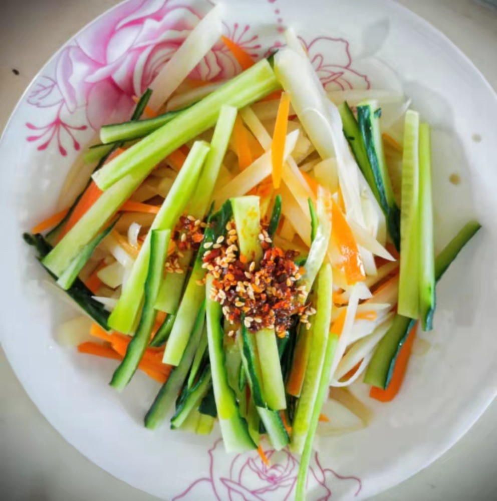 【陕菜味道】凉拌三丝_腾讯新闻