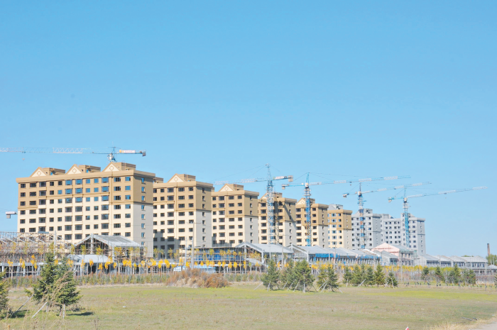 勃利县南岳山城西域棚改居住小区一期项目进入
