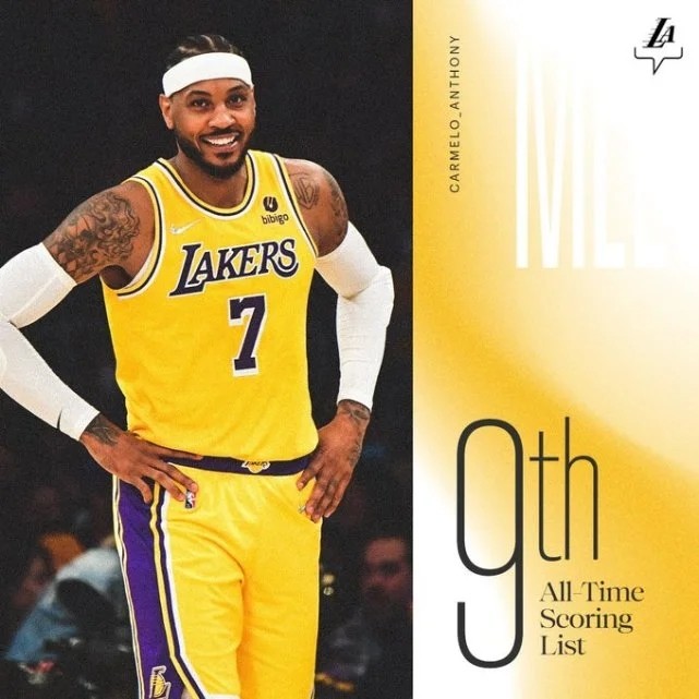 让我们恭喜瓜哥|nba|卡梅隆安东尼|得分|瓜哥|湖人