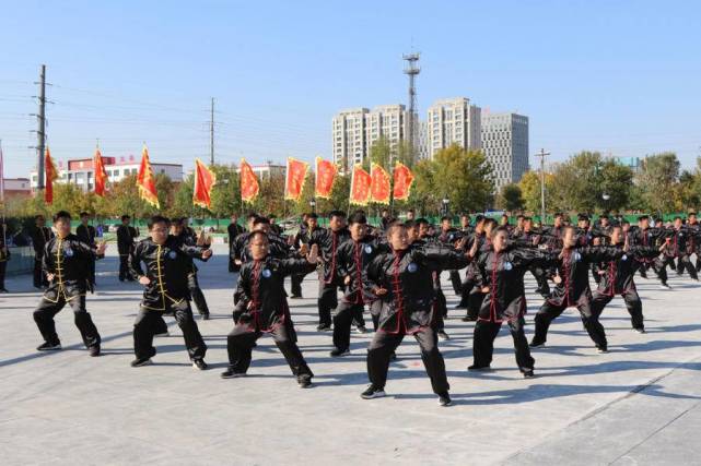 庆云举办吴钟八极拳全民健身活动汇演