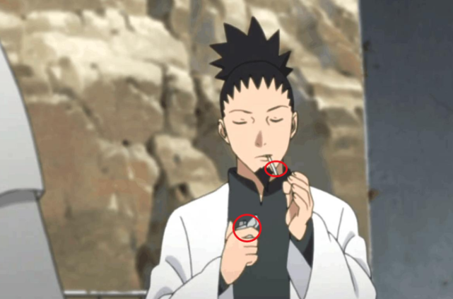 阿斯玛死后鹿丸继承了老师的一个习惯夕日红看了很怀念