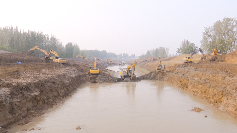 扶沟贾鲁河两岸通路图片