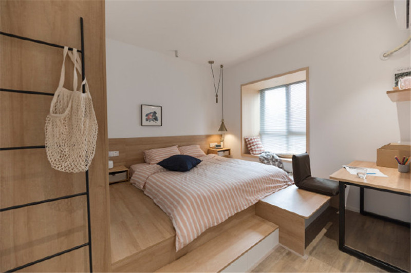 113平日式muji风3居室,线条美感的光影效果,神奇且美妙