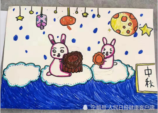 中秋节的画 腾讯网