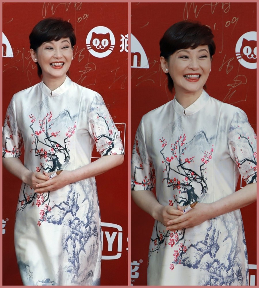 徐帆一直都没变老身材不仅没走样连旗袍都驾驭得很完美