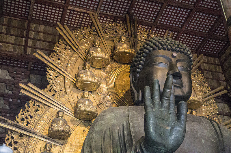 画忆营造之美奈良大佛日本最大铜佛像