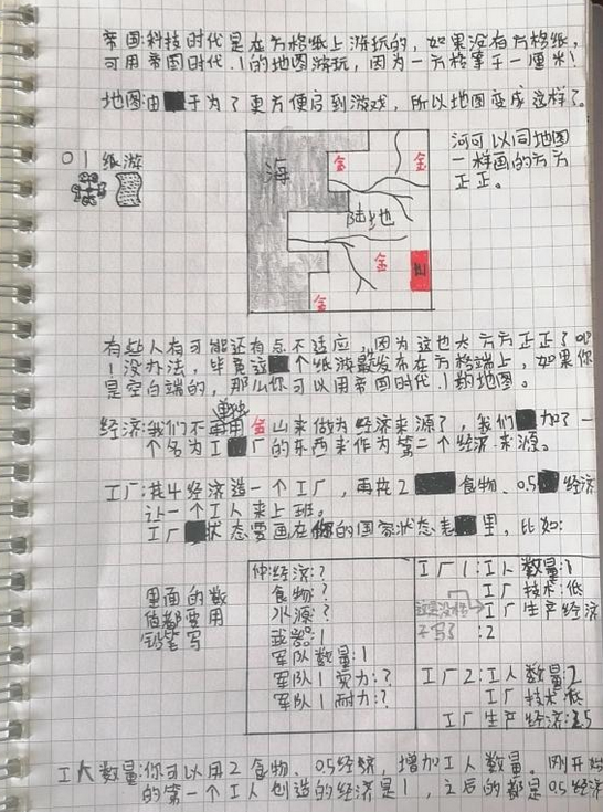 是不是所有小区都有个在纸上开发游戏的小伙伴