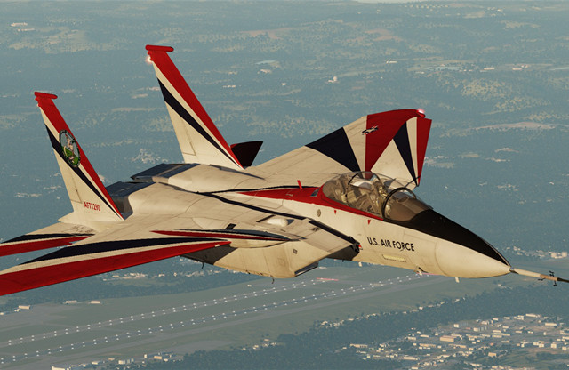 美国f15bsmtd短距起降战斗机少见的美国鸭翼布局