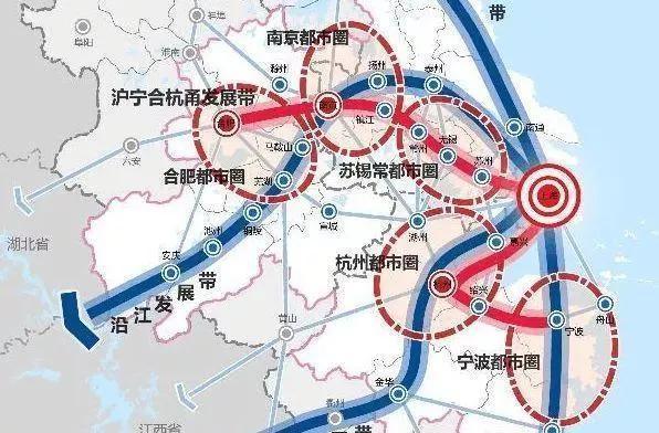 是长三角五大都市圈之一,依托长三角副中心,安徽省会合肥为核心,包括