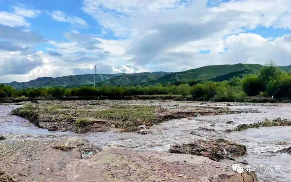 阴河流经松山区大庙镇阴河城区段上世纪80年代的英金河上世纪80年代的